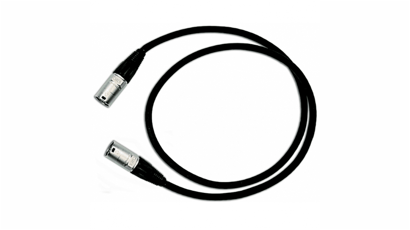 Cavo Ethernet Cat5e (F/UTP) Van Damme, guaina in PVC col. Nero, L. 5m, Con terminazione