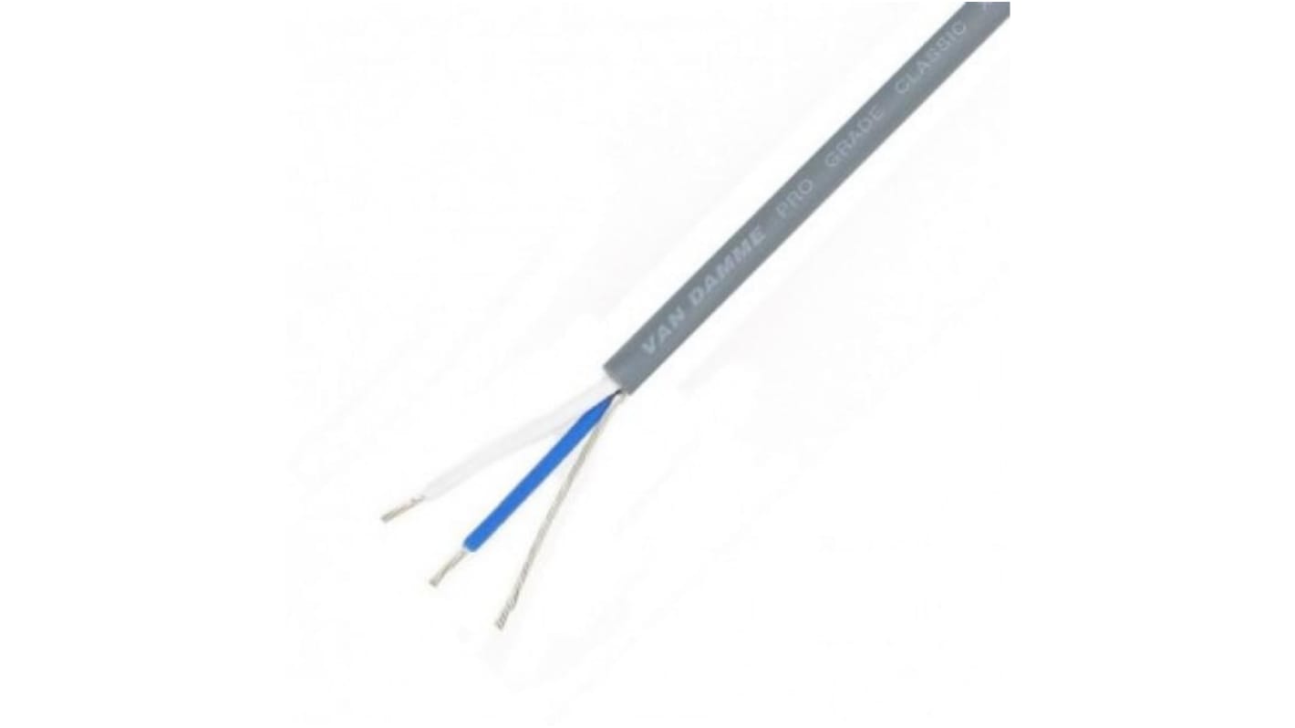 Van DammeClassic XKE Series, 0.22 mm2 CSA, 3.5mm od, 100m, Grey