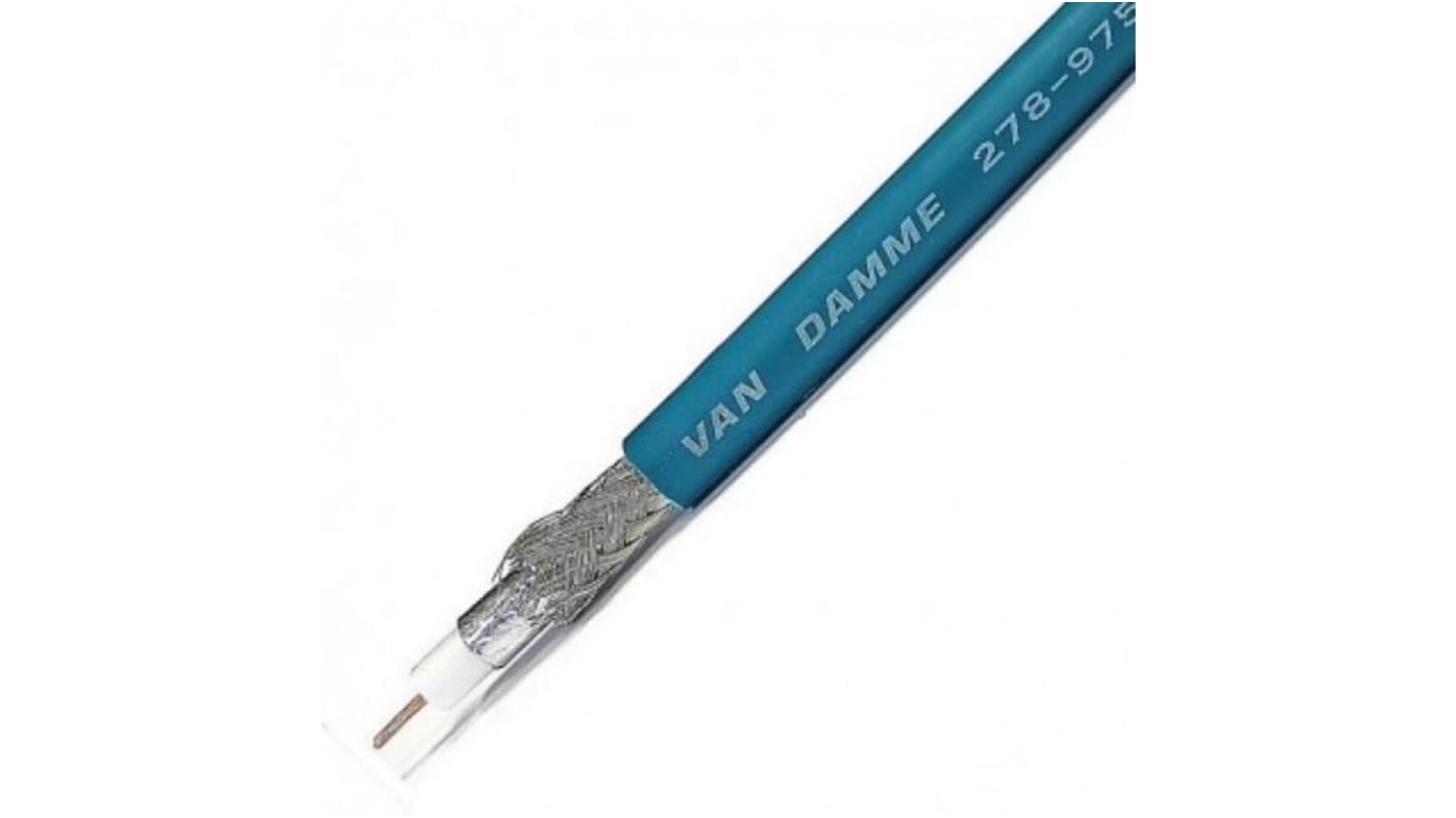 Van Damme, 100m, RG59/U Coaxial, Unterminated75 Ω