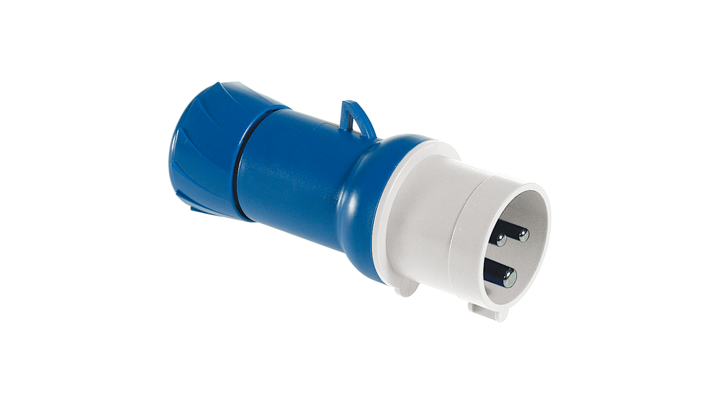 Enchufe de cierre, Formato 2P + E, Orientación Recto, PKE, 200 → 250 V., 16A, IP44
