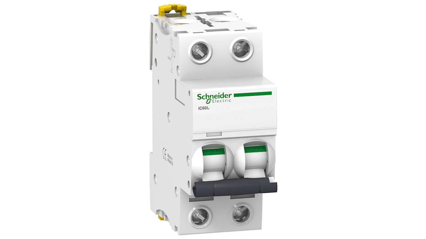 Interruttore magnetotermico Schneider Electric 2P 6A 15 kA, Tipo C