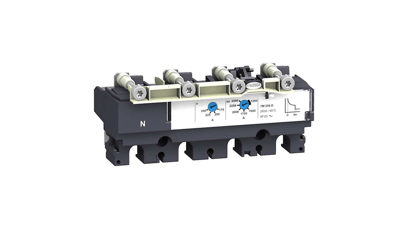 Circuit de déclenchement Schneider Electric 80A, Tension 690V c.a., série TM-D, pour Disjoncteurs NSX 100/160/250