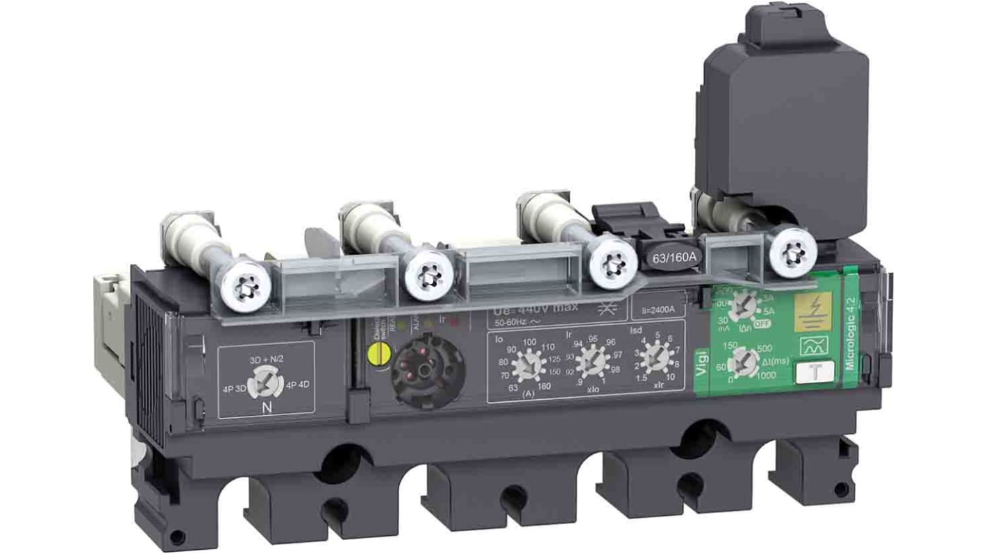 Schneider Electric 440V ac Circuit Trip for use with Compact NSX 160/250 Circuit Breakers