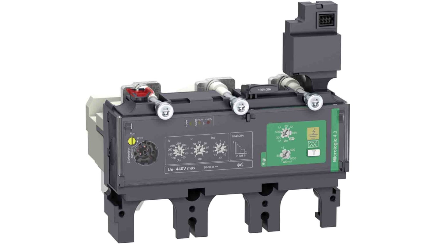 Schneider Electric 440V ac Circuit Trip for use with Compact NSX 400/630 Circuit Breakers
