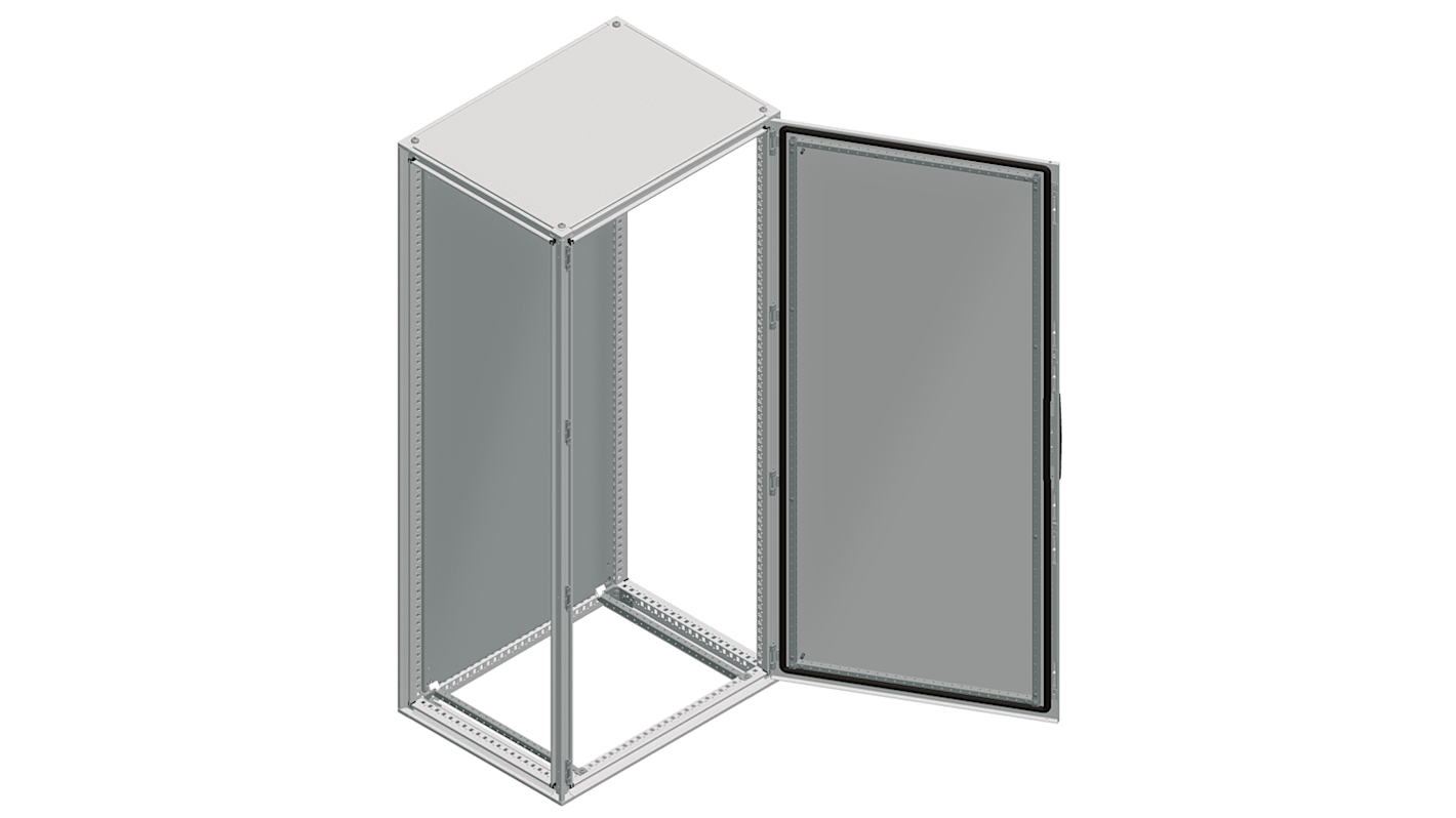 Schneider Electric NSY Series Galvanised Steel Enclosure, IP55, Flanged, 1600X800mm