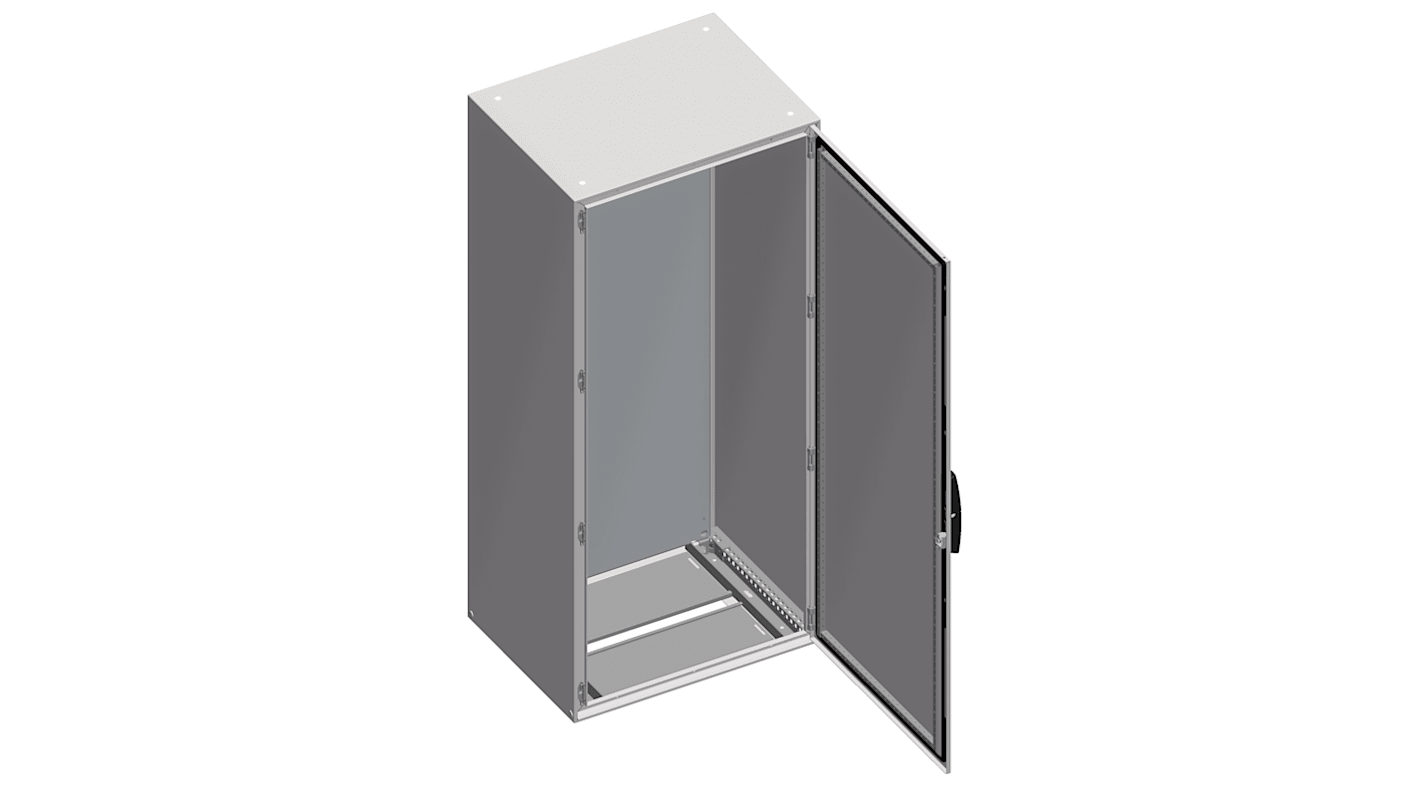 Schneider Electric NSY Series Galvanised Steel Single-Door-Door Floor Standing Enclosure, Opaque Door, IP55, 1800x800mm