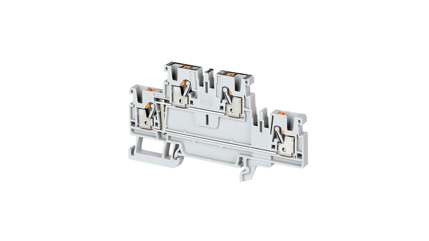 Allen Bradley 1492-P Series Orange Feed Through Terminal Block