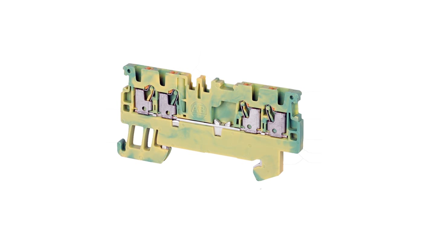 Allen Bradley 1492-PG2Q 1492-P Series Green/Yellow