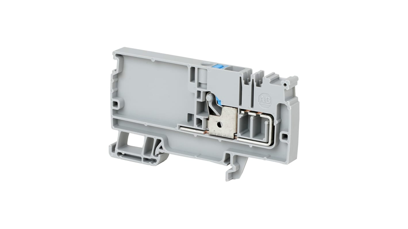 Allen Bradley 1492-P Series Grey Feed Through Terminal Block