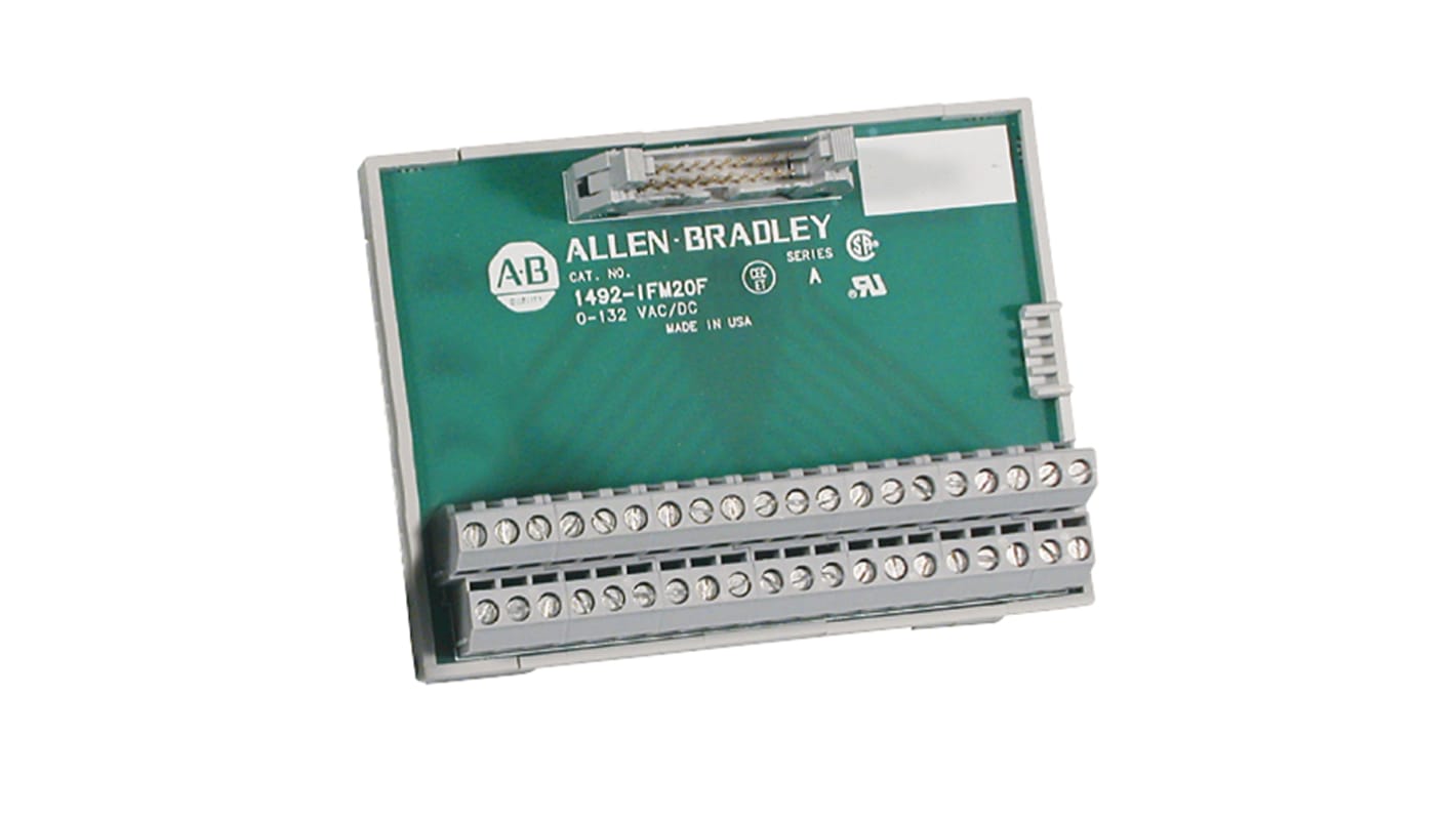 Allen Bradley 20-Contact Interface Module, DIN Rail Mount
