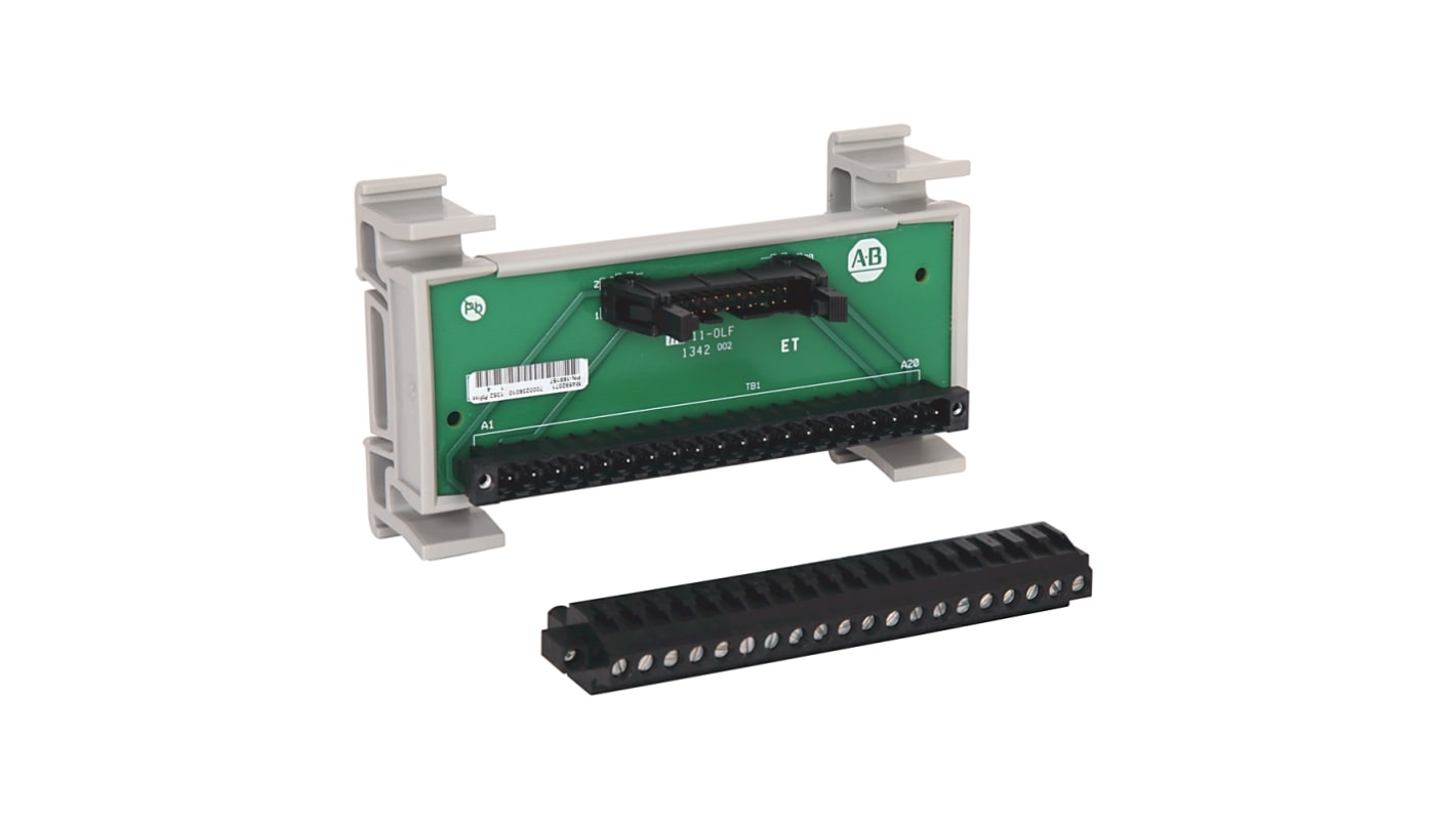 Allen Bradley 20-Contact Interface Module, DIN Rail Mount
