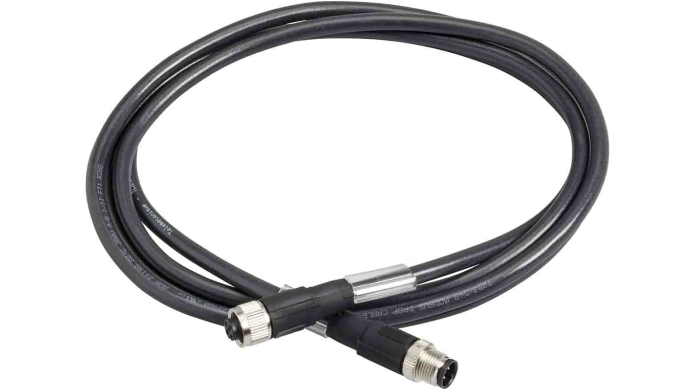 Kabel magistrali ze złączem Złącze M12 długość 1m Rodzaj A Żeńskie Złącze B Złącze M12