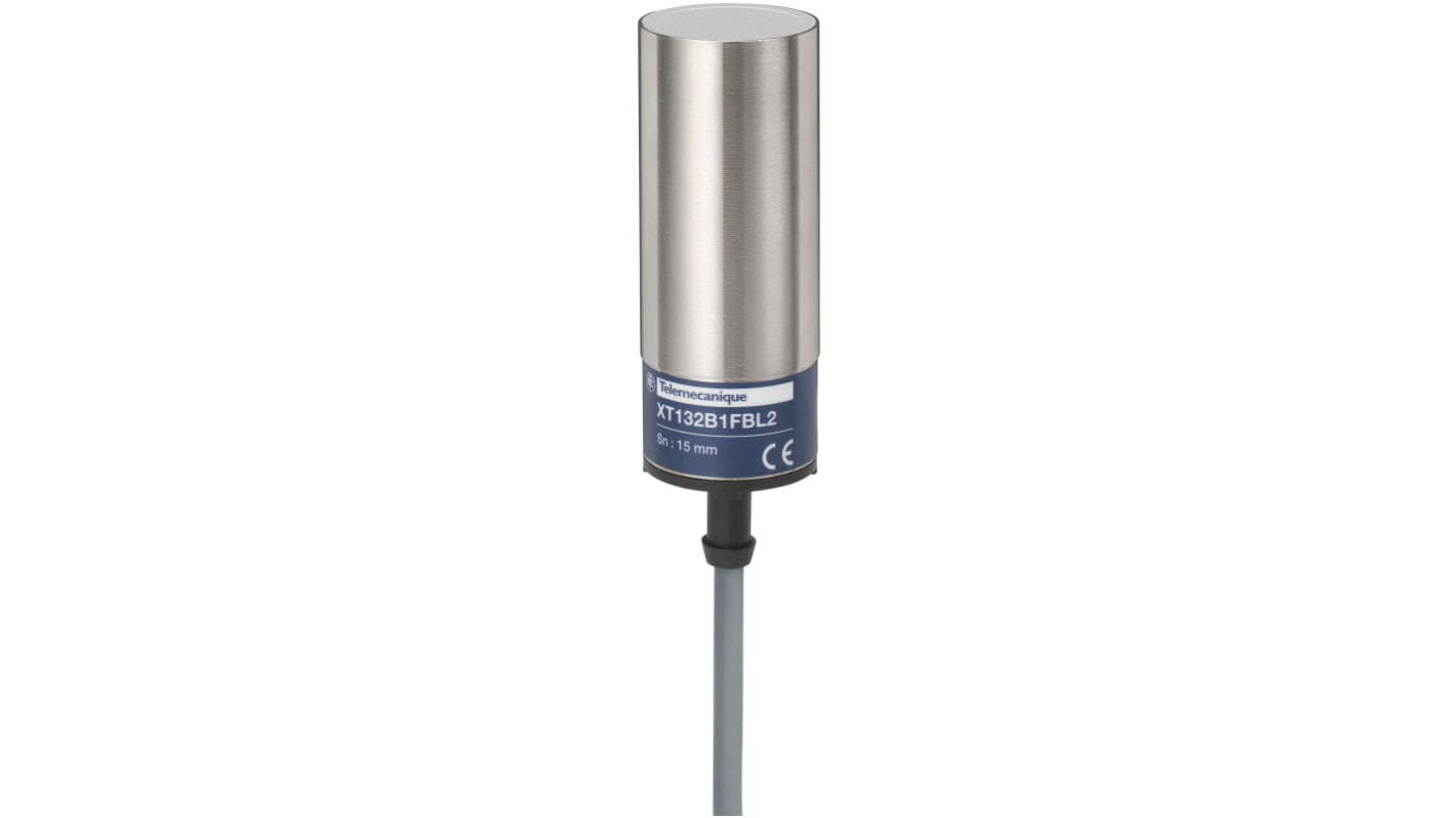 Rs-Online Sensore di prossimità Cilindro liscio Telemecanique Sensors rilevamento 15 mm 24 → 240 V ac