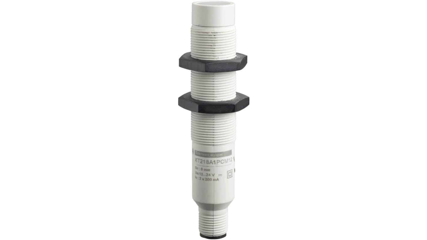 Rs-Online Sensore di prossimità Cilindro filettato Telemecanique Sensors M18 rilevamento 8 mm 12 → 24 V CC