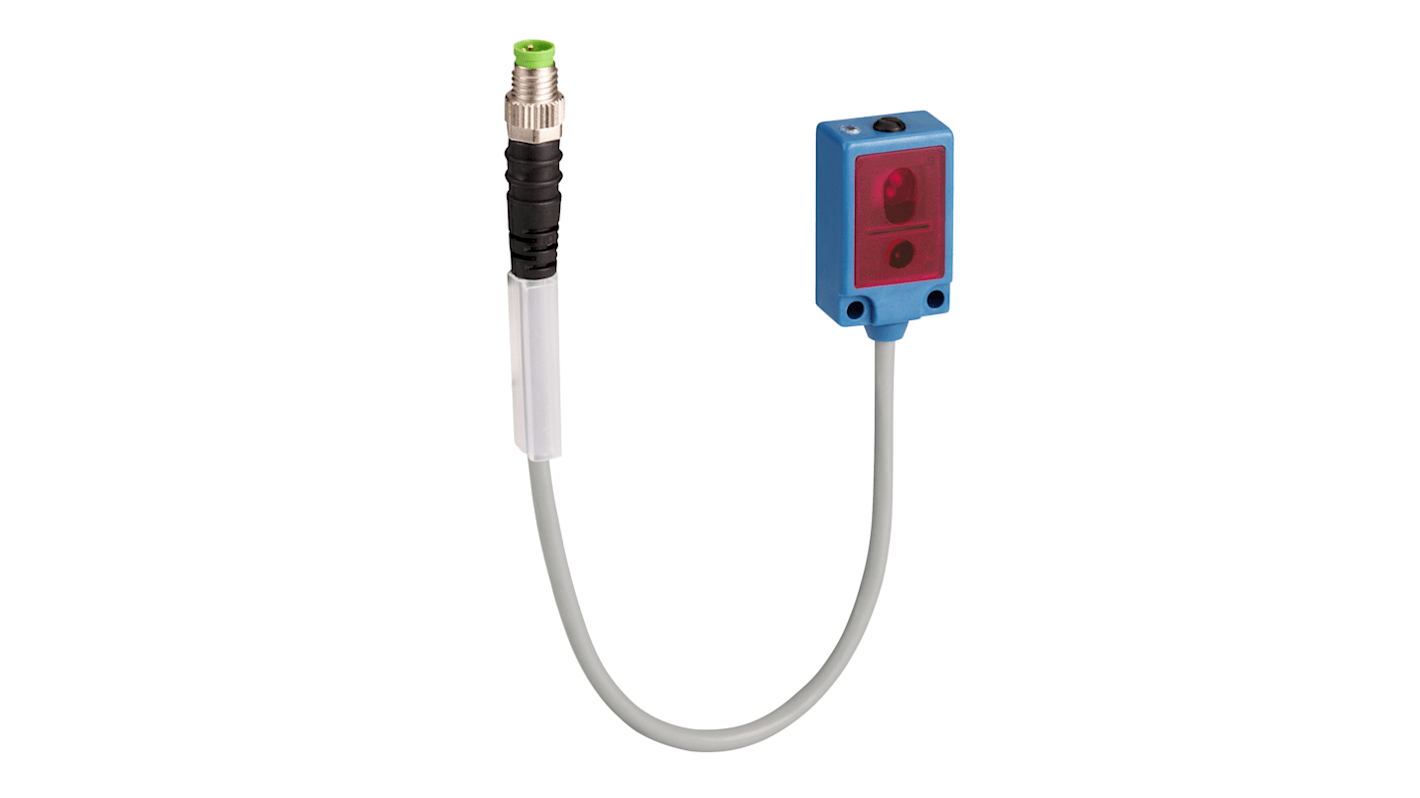 Rs-Online Sensore fotoelettrico Miniaturizzato Telemecanique Sensors a diffusione rilevamento 80 mm uscita PNP