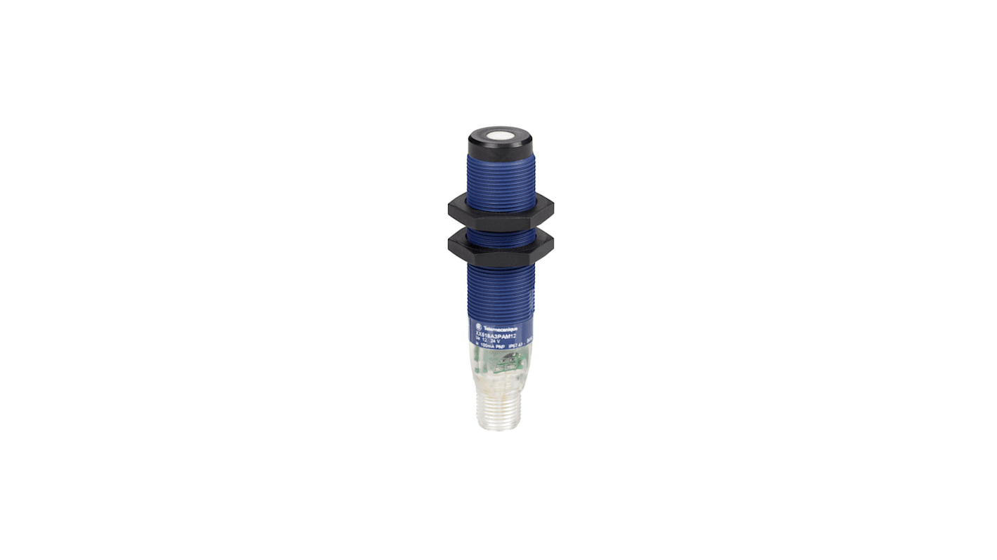 Rs-Online Sensore di prossimità Cilindro filettato Telemecanique Sensors M18 rilevamento 500 mm 12 → 24 V CC