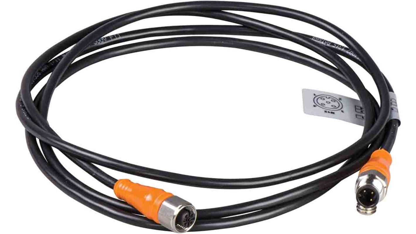 Telemecanique Sensors Straight Male 5 way M12 to Straight Female 5 way M12 Sensor Actuator Cable, 5m