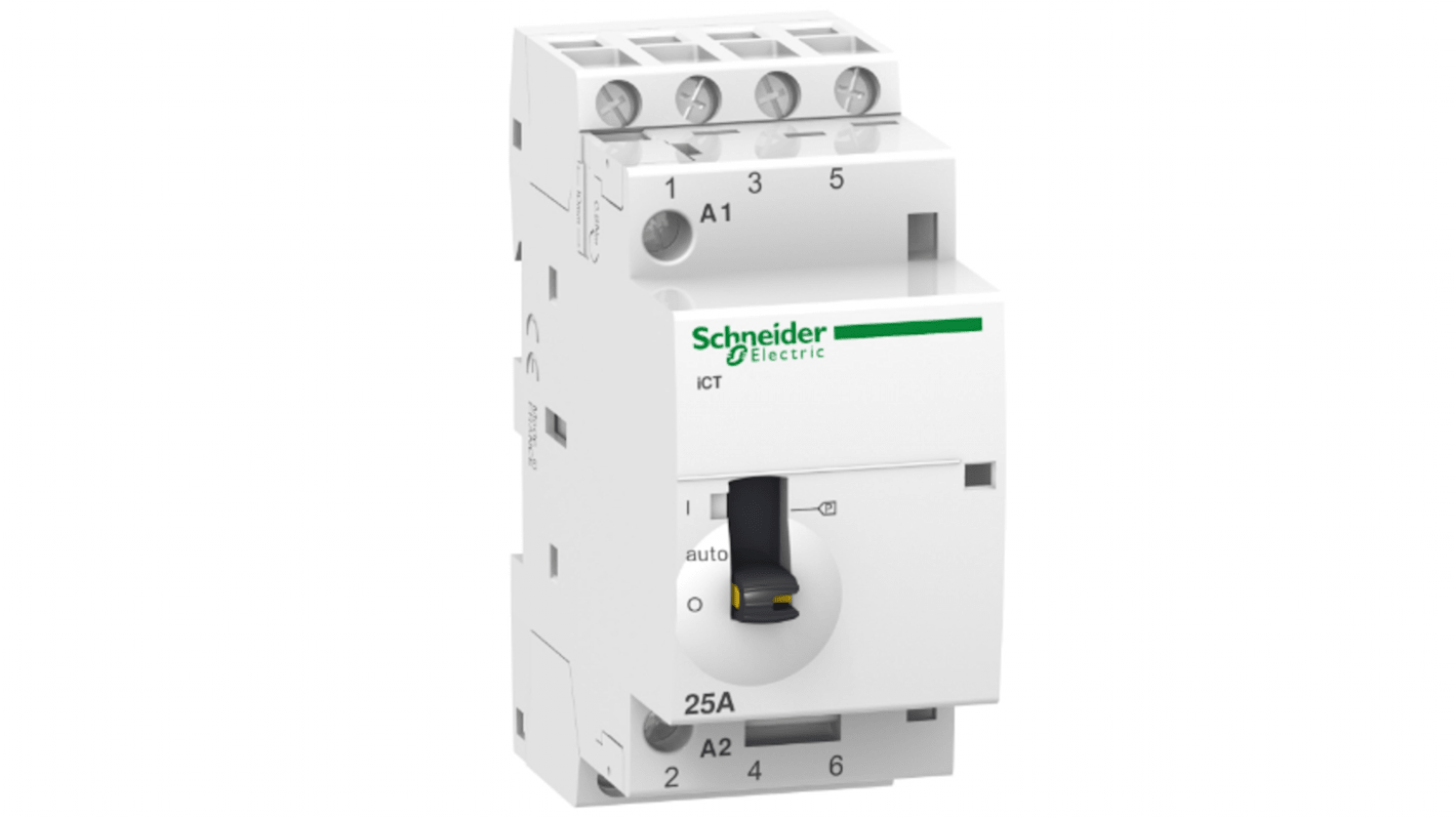 Stycznik 24 V Schneider Electric styki: 4 25 A 4NO A9C21134