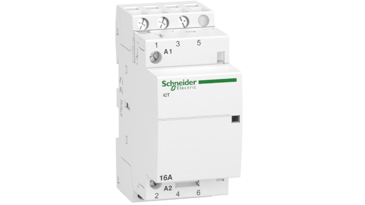 Stycznik 240 V Schneider Electric styki: 3 16 A 3NO A9C22813