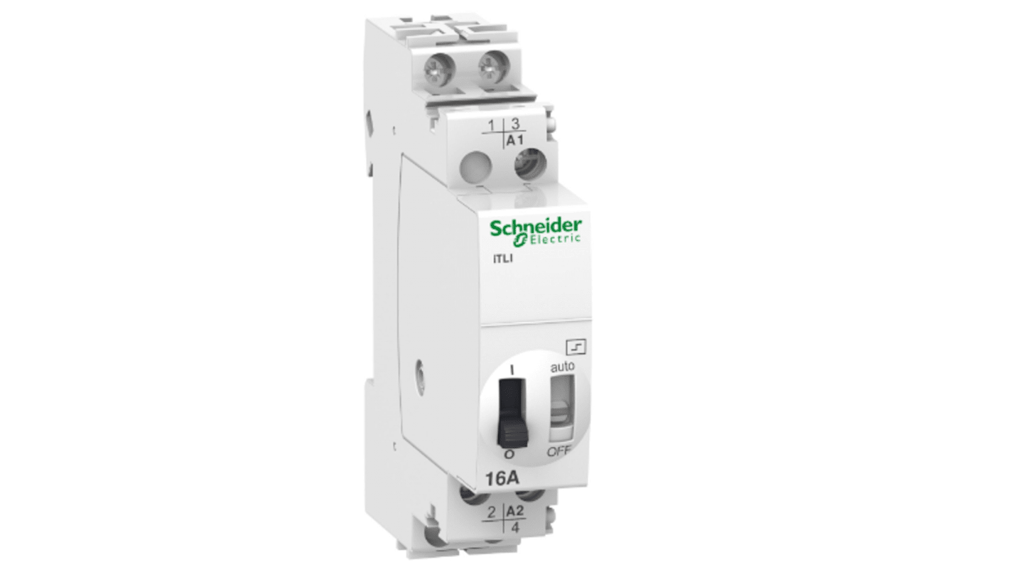 Schneider Electric DIN Rail Power Relay, 24 V dc, 48V ac Coil, 16A Switching Current, SPDT