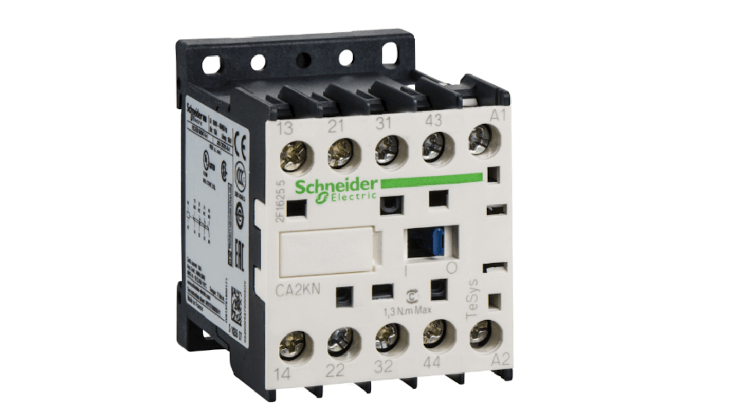 Schneider Electric TeSys Steuerrelais, DPST 2 Schließer + 2 Öffner / 10 A