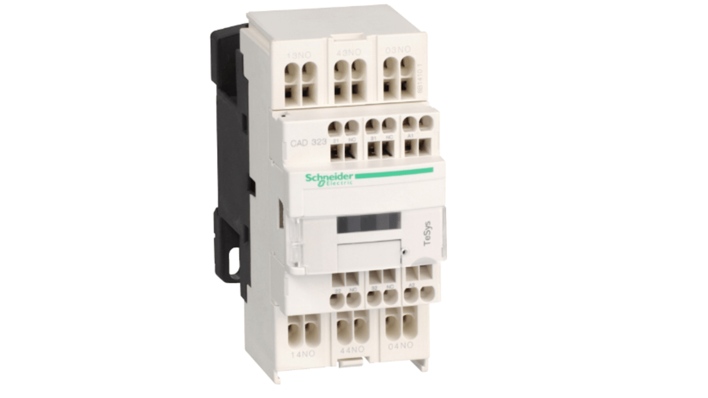 Schneider Electric Control Relay 3NO + 2NC, 10 A Contact Rating, 3PDT, TeSys