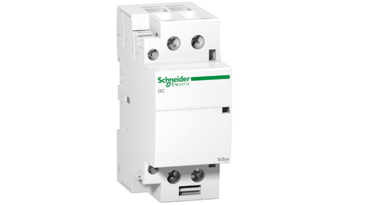 Contactor Schneider Electric TeSys GC de 2 polos, 2 NC, 40 A, bobina 240 V