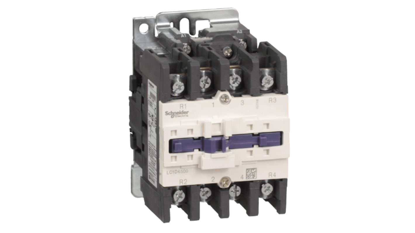 Stycznik 48 V Schneider Electric styki: 4 80 A 2NO + 2NC LC1D65008E7
