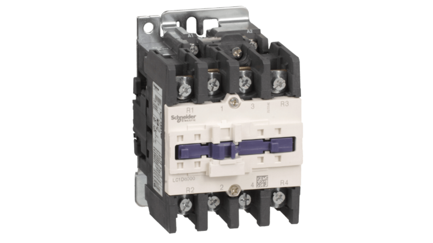 Stycznik 240 V Schneider Electric styki: 4 125 A 4NO LC1D80004U7