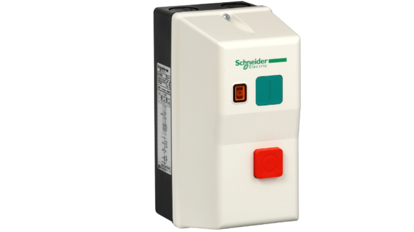 Schneider Electric TeSys Direktstarter 3-phasig 1,1 kW, 230 V ac / 2,6 A, Manuell