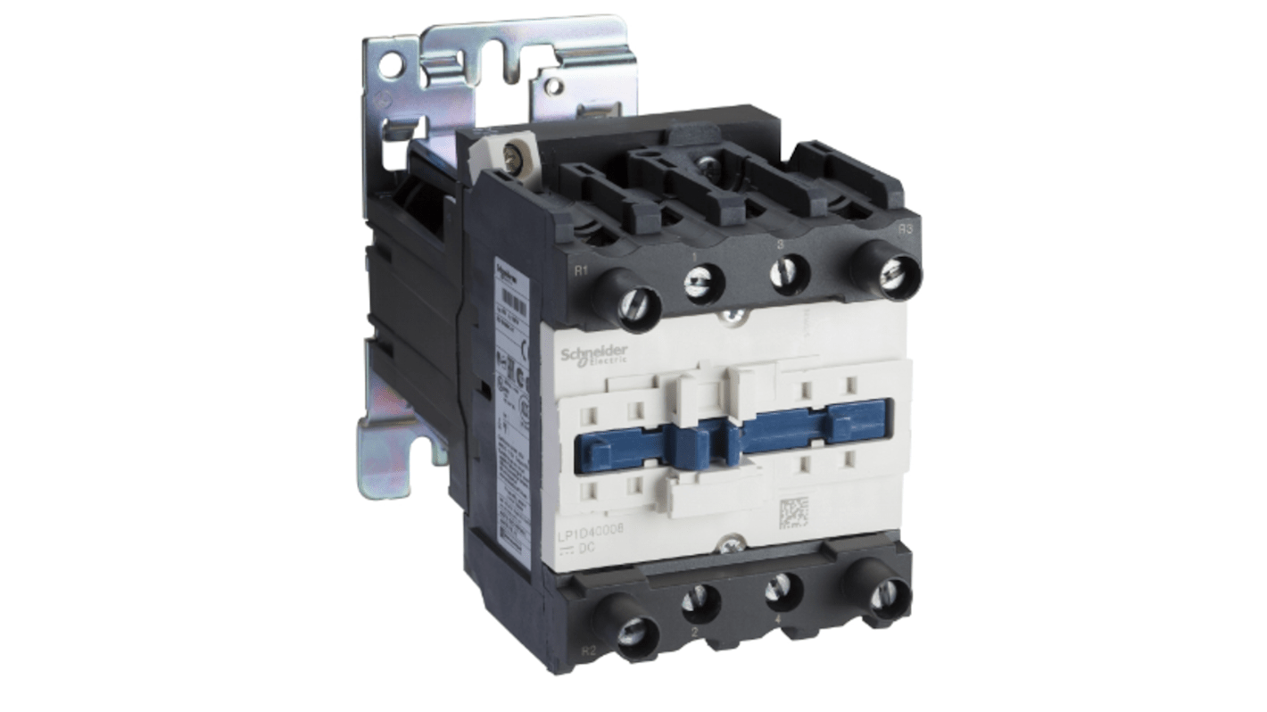 Stycznik 24 V Schneider Electric styki: 4 60 A 2NO + 2NC LP1D40008BD