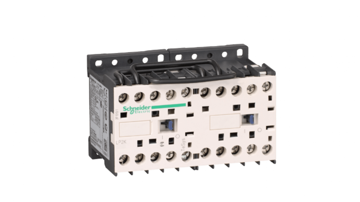Schneider Electric TeSys K Contactor, 24 V Coil, 3-Pole, 6 A, 3 kW, 3NO