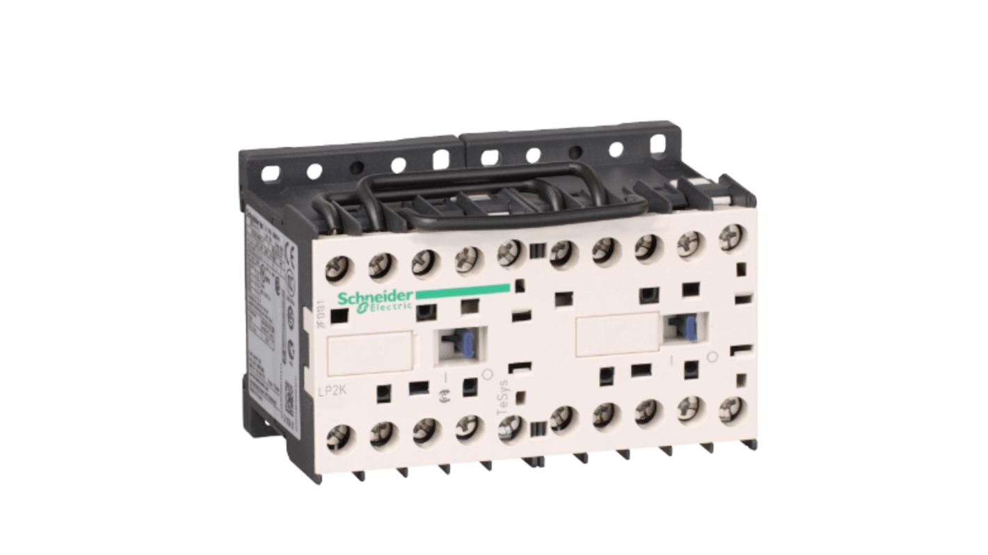 Contattore Schneider Electric, 3 poli, 3 NA, 6 A, 3 kW, bobina 24 V