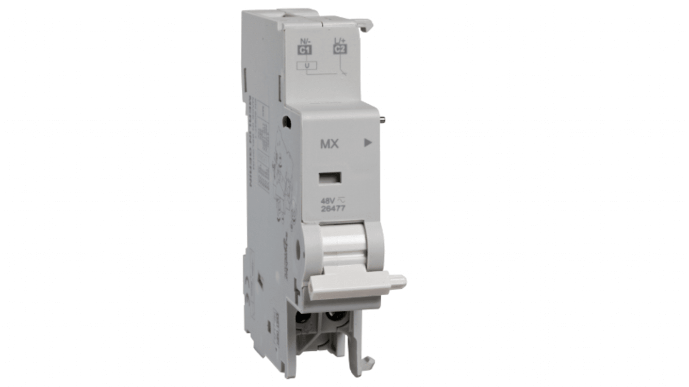 Schneider Electric Shunt trip for use with Multi 9 C60 C60BP, Multi 9 C60 C60BPR, Multi 9 C60 C60SP, Multi 9 C60H-DC,