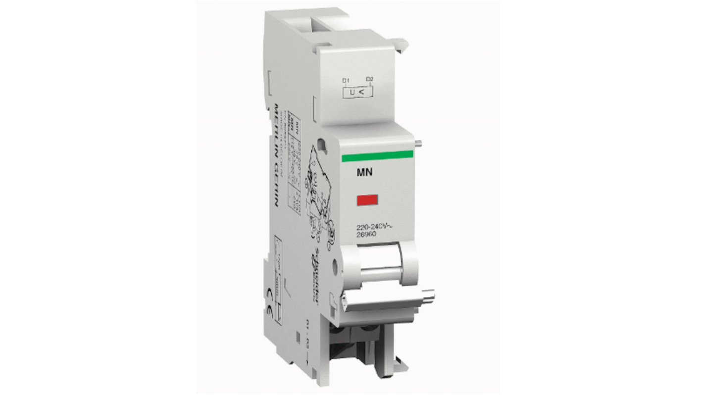 Schneider Electric Circuit Trip for use with Multi 9 C60 C60BP, Multi 9 C60 C60BPR, Multi 9 C60 C60SP, Multi 9 C60H-DC,