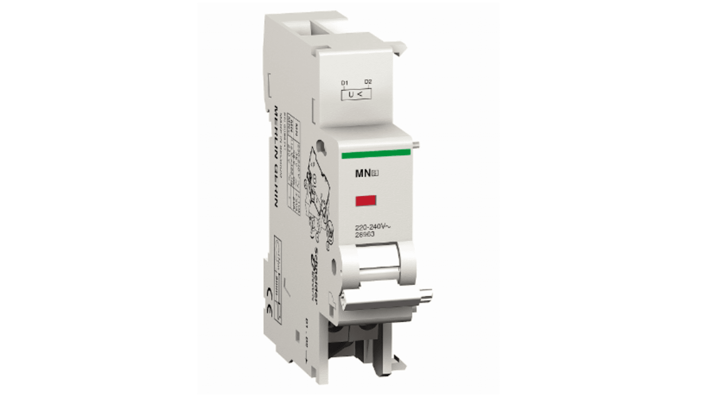 Schneider Electric Circuit Trip for use with Multi 9 C60 C60BP, Multi 9 C60 C60BPR, Multi 9 C60 C60SP, Multi 9 C60H-DC,