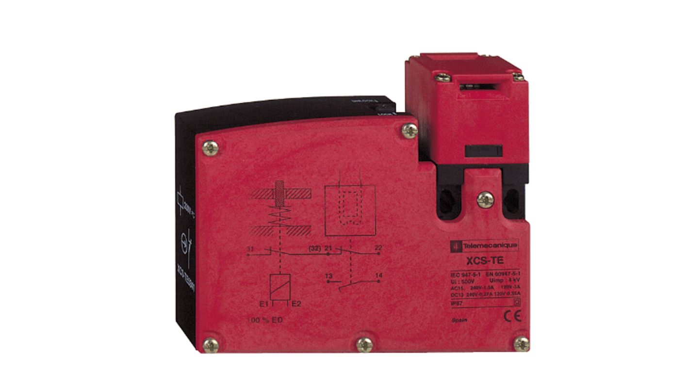 Telemecanique Sensors XCS Series Solenoid Interlock Switch, 2NC