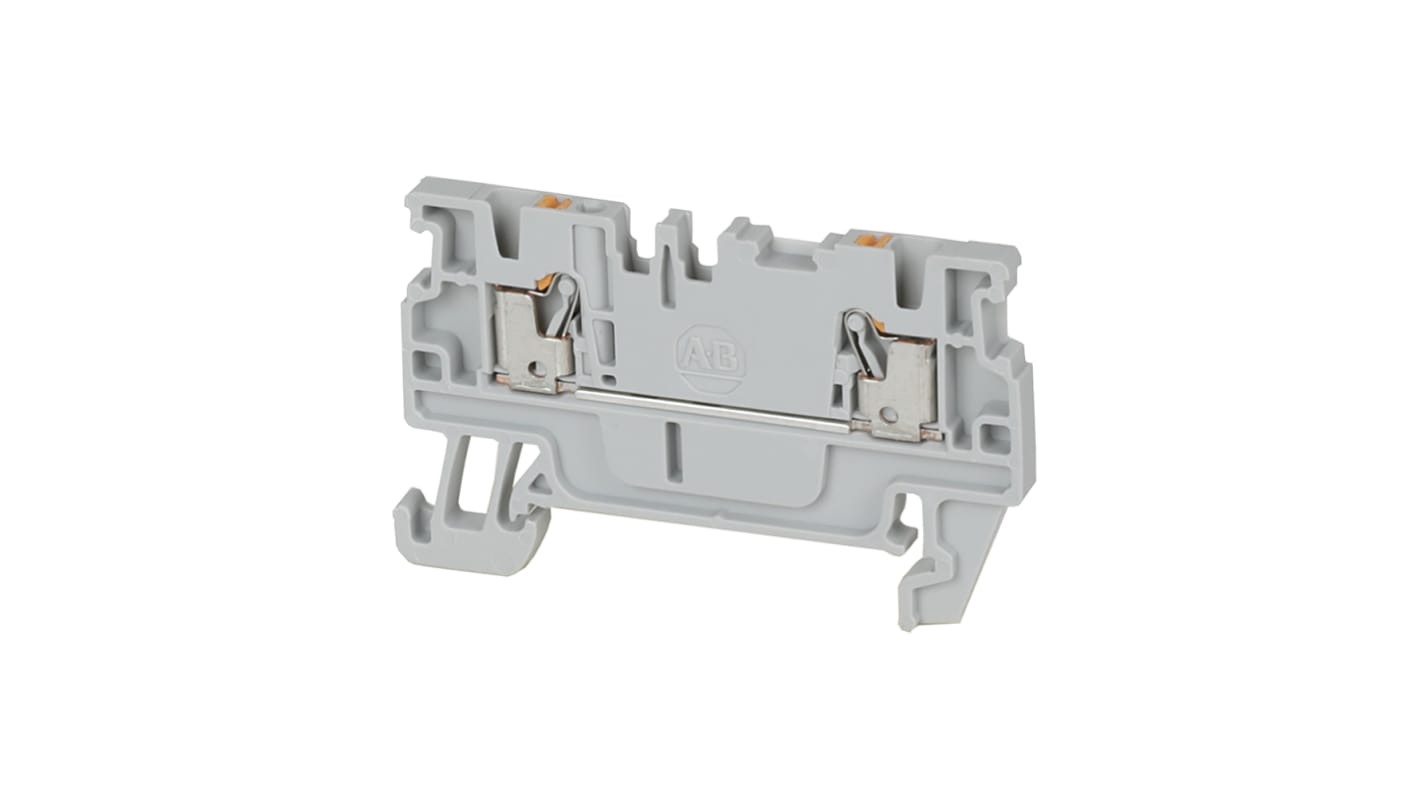 Rockwell Automation 1492-P Series Blue DIN Rail Terminal Block, 1.5mm², Push In Termination, ATEX