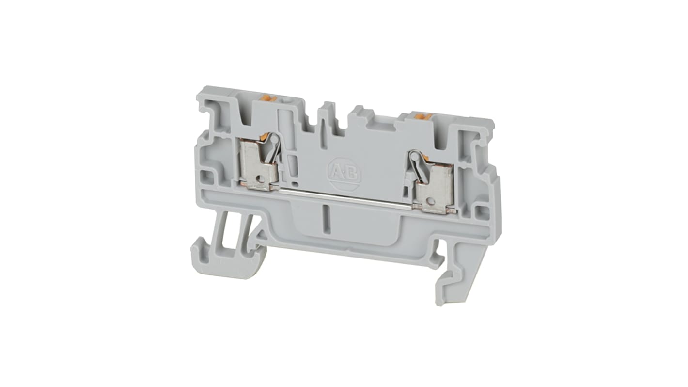 Allen Bradley 1492-P2-W 1492-P Series White, 1.5mm², Push In Termination, ATEX