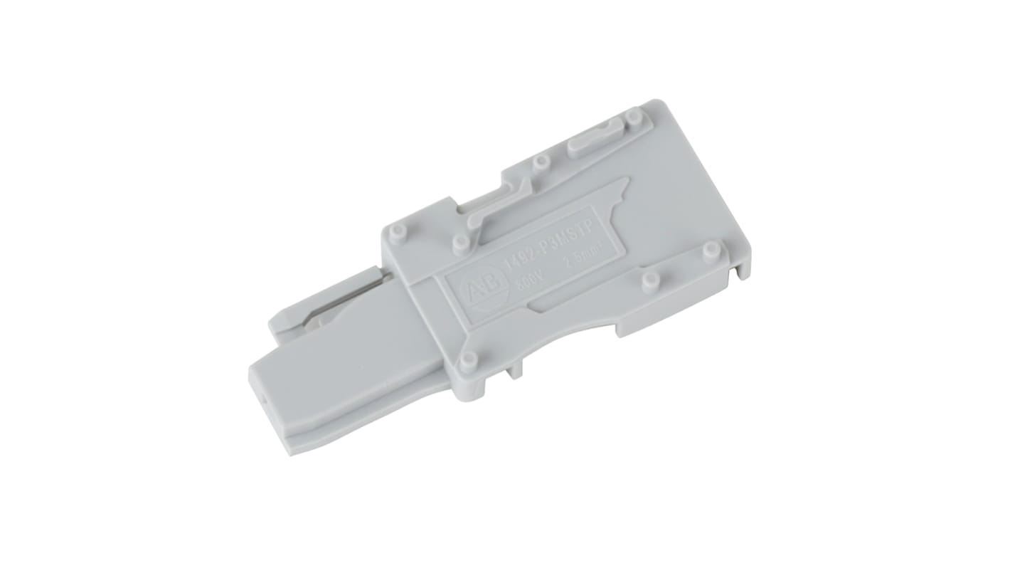 Rockwell Automation 1492-P Series Middle Plug for Use with DIN Rail Terminal Blocks