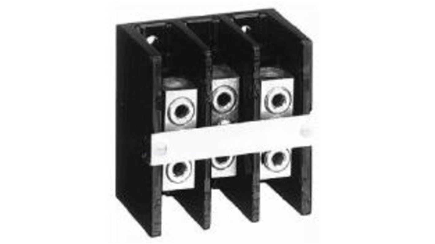 Rockwell Automation Verteilerblock 3-polig , 2/0 → 14 AWG, 175A / 600 V, Aluminium