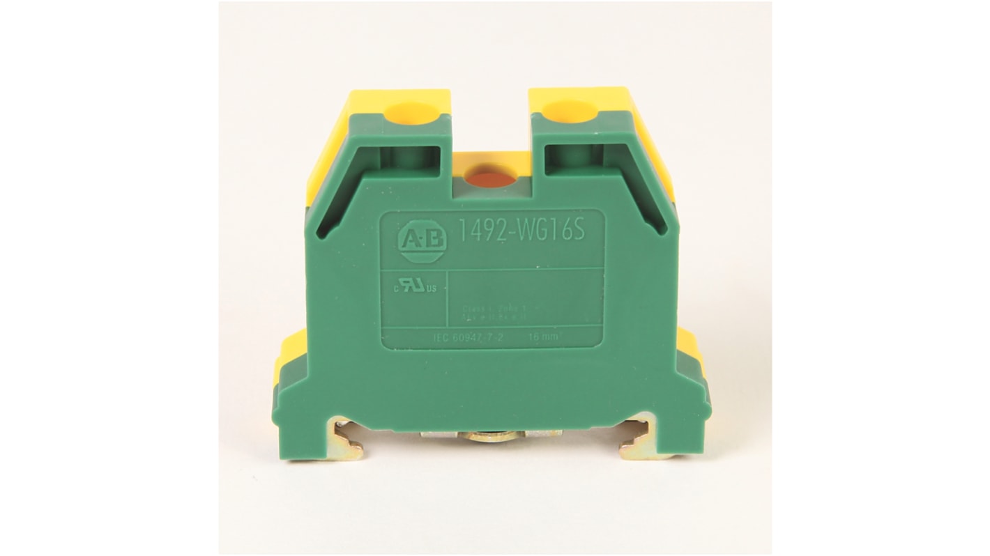 Allen Bradley 1492-WG16S 1492-W Series Green, Screw Termination