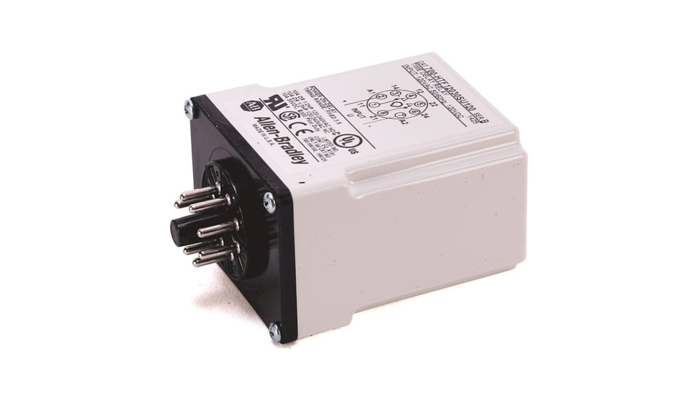 Allen Bradley Timer Relay, 120V ac, 1-Function