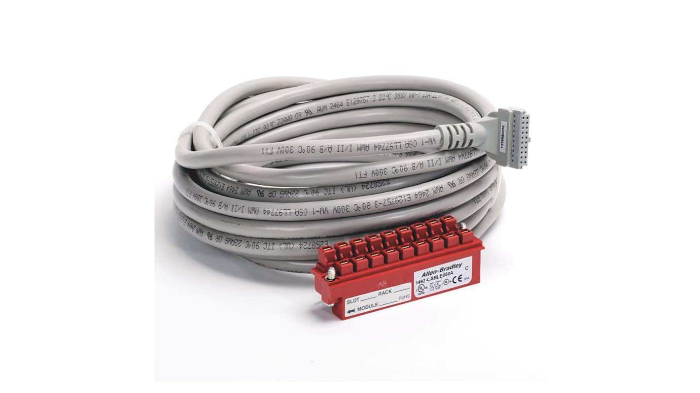 Allen Bradley Connector Cable for Use with 1746 SLC 500, 1756 ControlLogix, 1769 CompactLogix, 1771 PLC-5