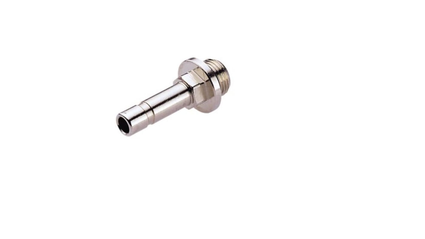 Norgren, G 3/8 Male to Push In 12 mm, Threaded-to-Tube Connection Style
