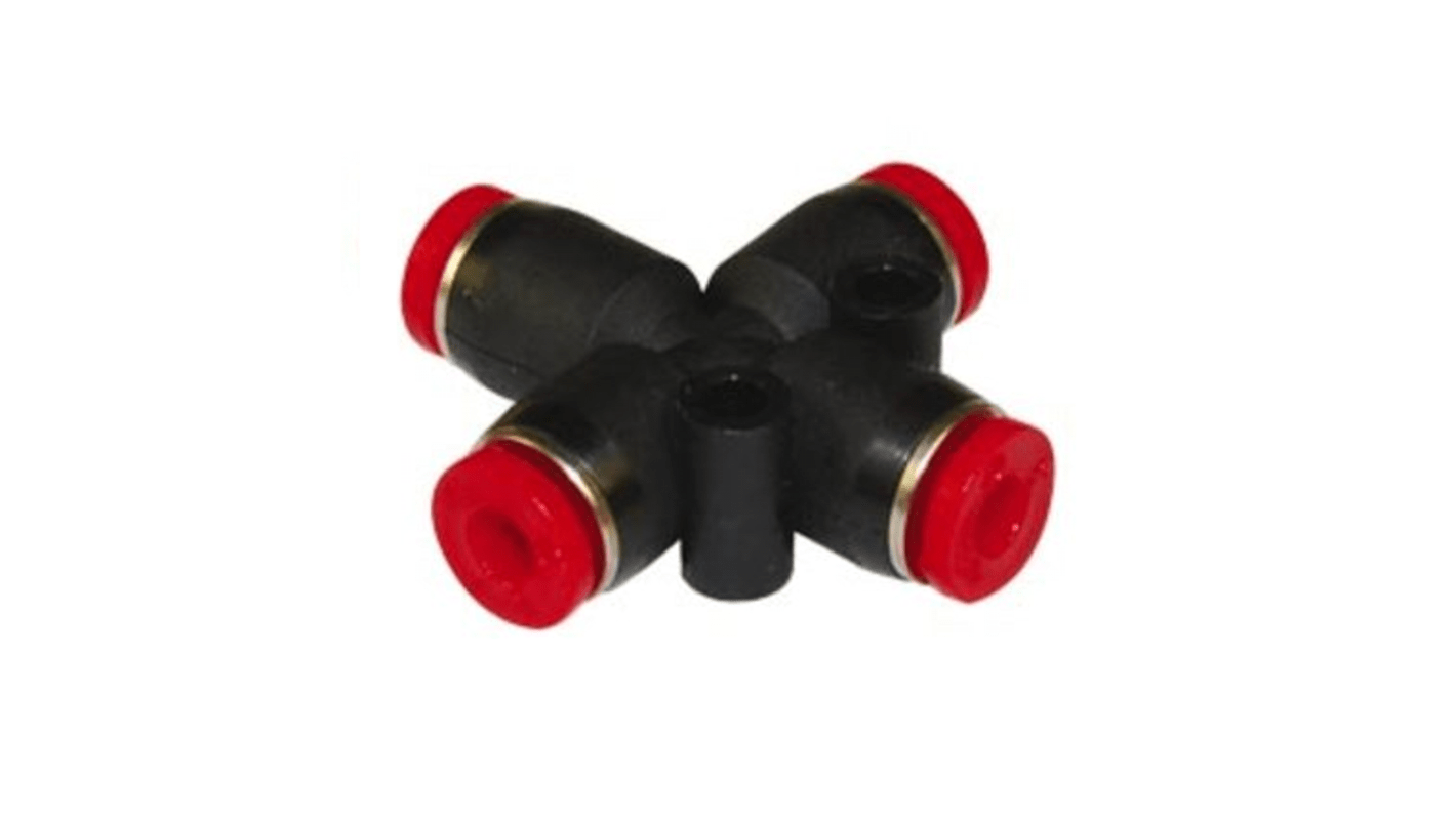 Norgren Pneufit C Series, Push In 12 mm to Push In 12 mm, Tube-to-Tube Connection Style