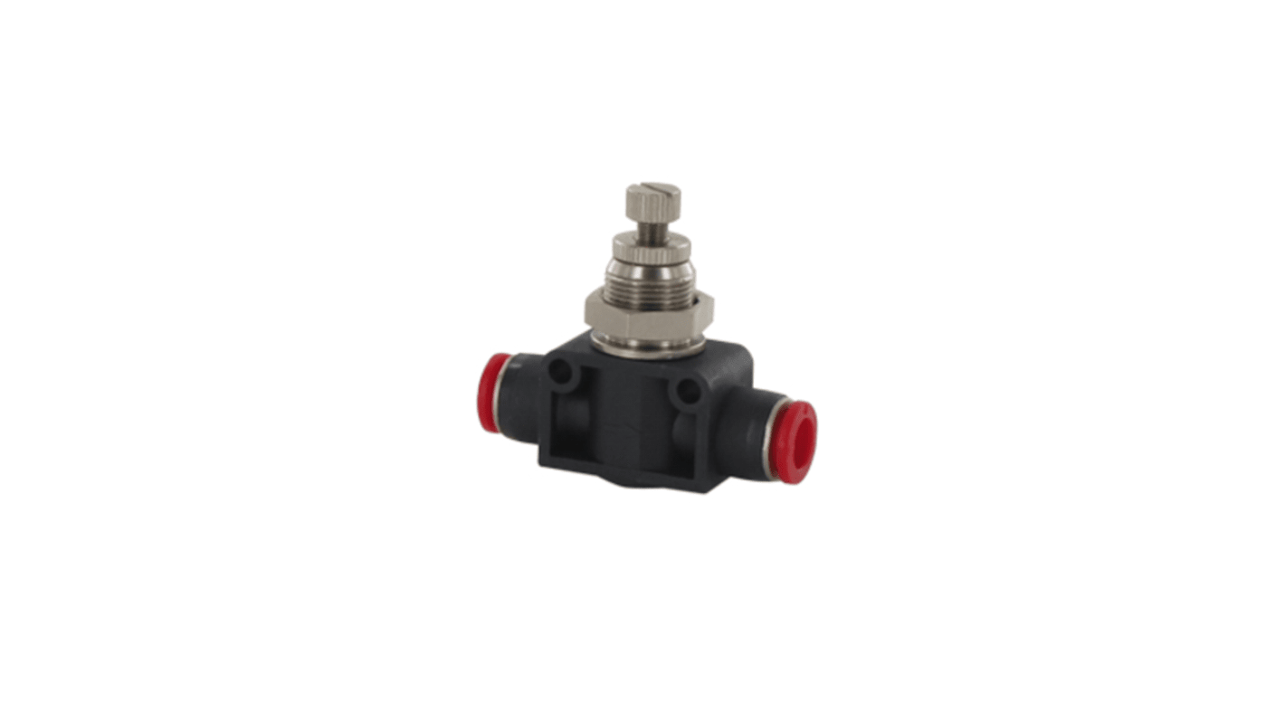 Norgren C00GP Series Tube Flow Regulator, 8mm Tube Inlet Port x 14.5mm Tube Outlet Port