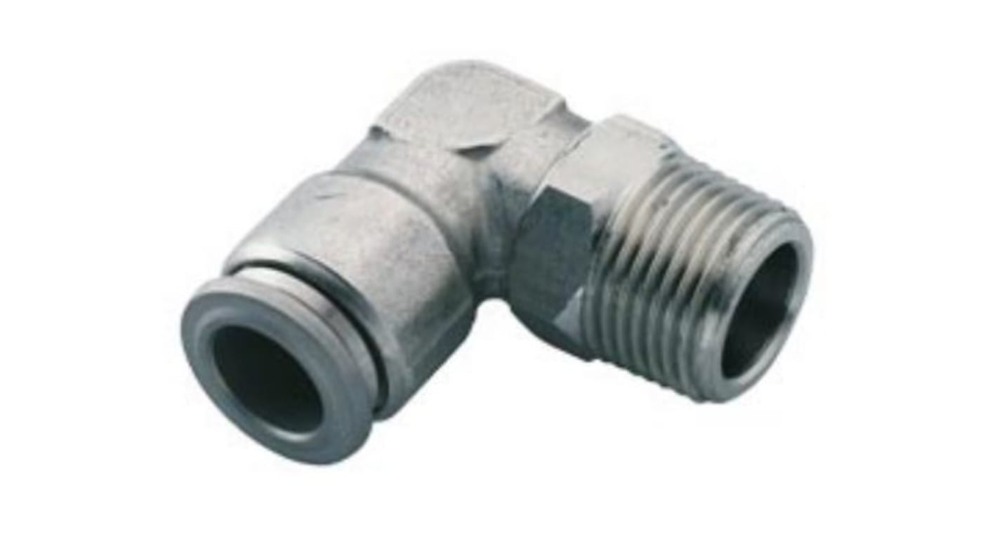 Norgren, Push In 10 mm, Threaded-to-Tube Connection Style