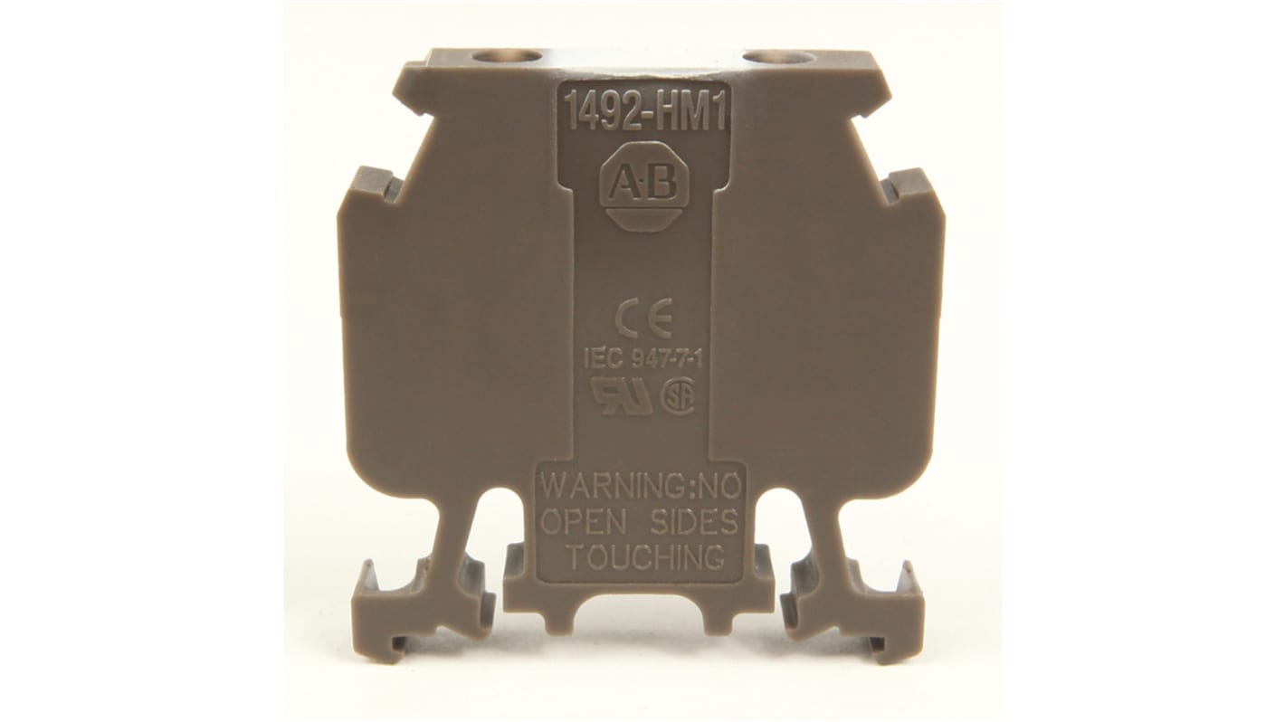Allen Bradley 1492-HM1BL 1492-H Series Black, 4 → 0.05mm²