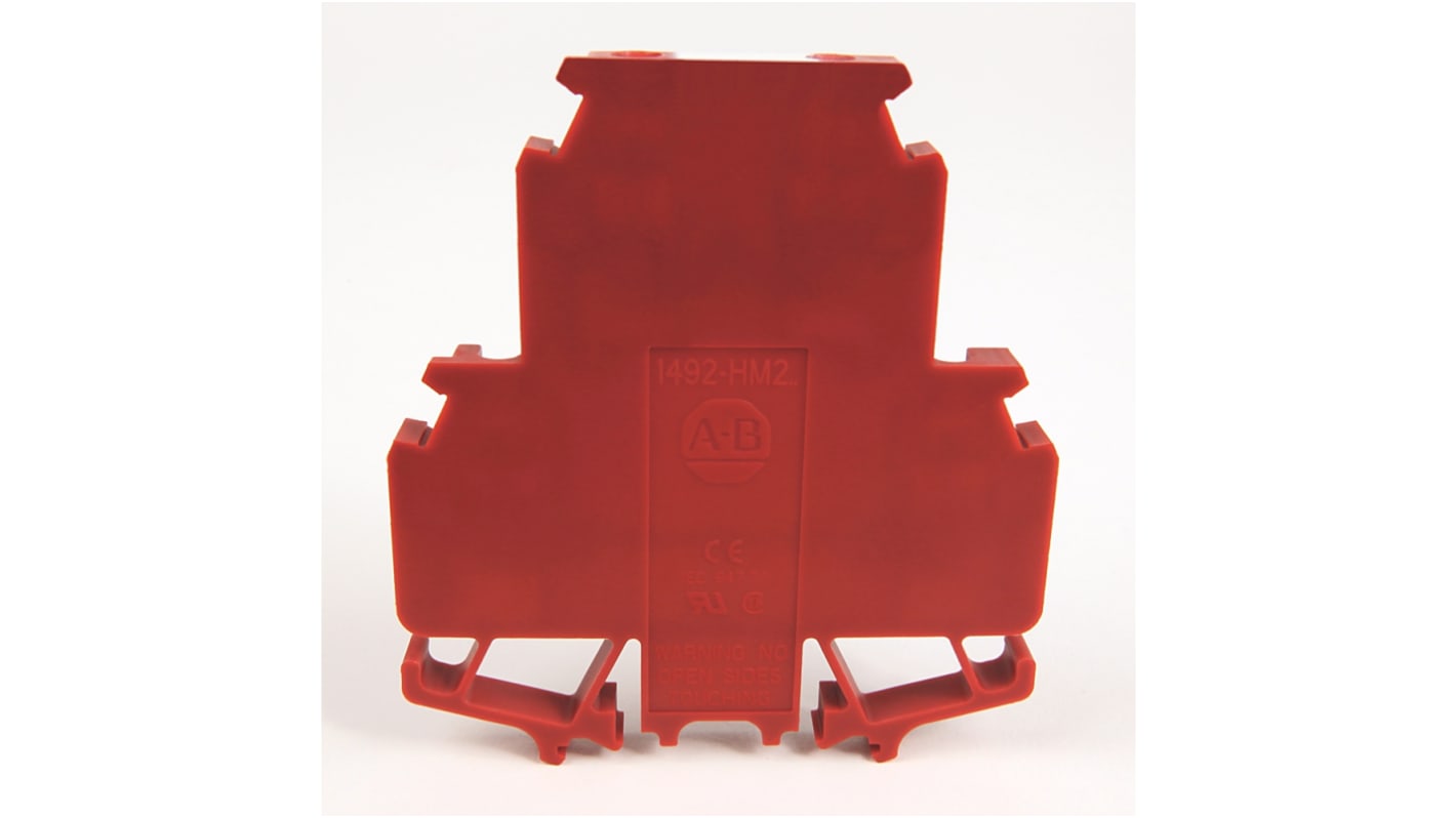 Morsettiera per guida DIN Allen Bradley, Nero